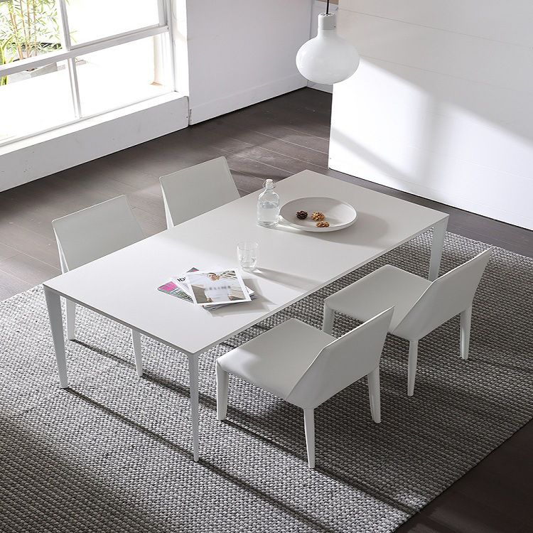 Designer Style 1/4/5/7 Pieces Rectangle Dining Set Sintered Stone Dining Table with Chairs