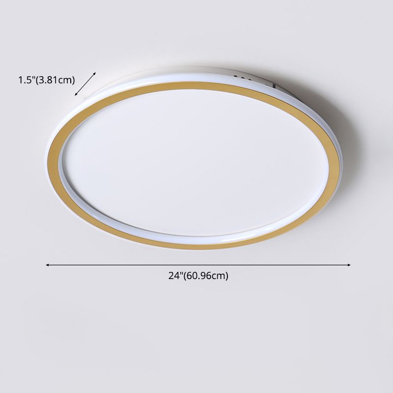 Sphere 1-Light Led Flush Mount Light Fixture Modern Style Metal Flush Mount Lighting