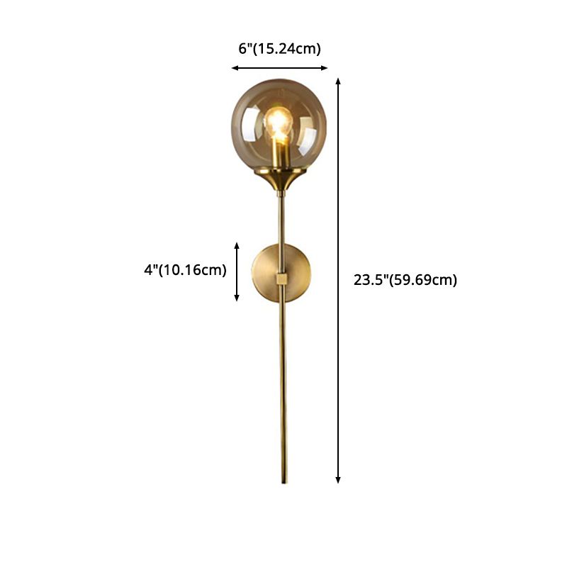Noordse ballonvorm wandlamp Creatieve metalen wandverlichting voor bed