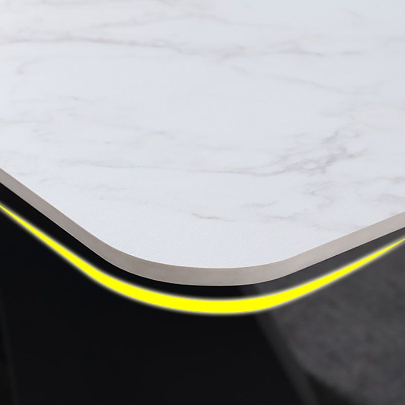 Scandinavian 1/4/5/7 Pcs Dining Chairs Set Sintered Stone Dining Room Set for Home