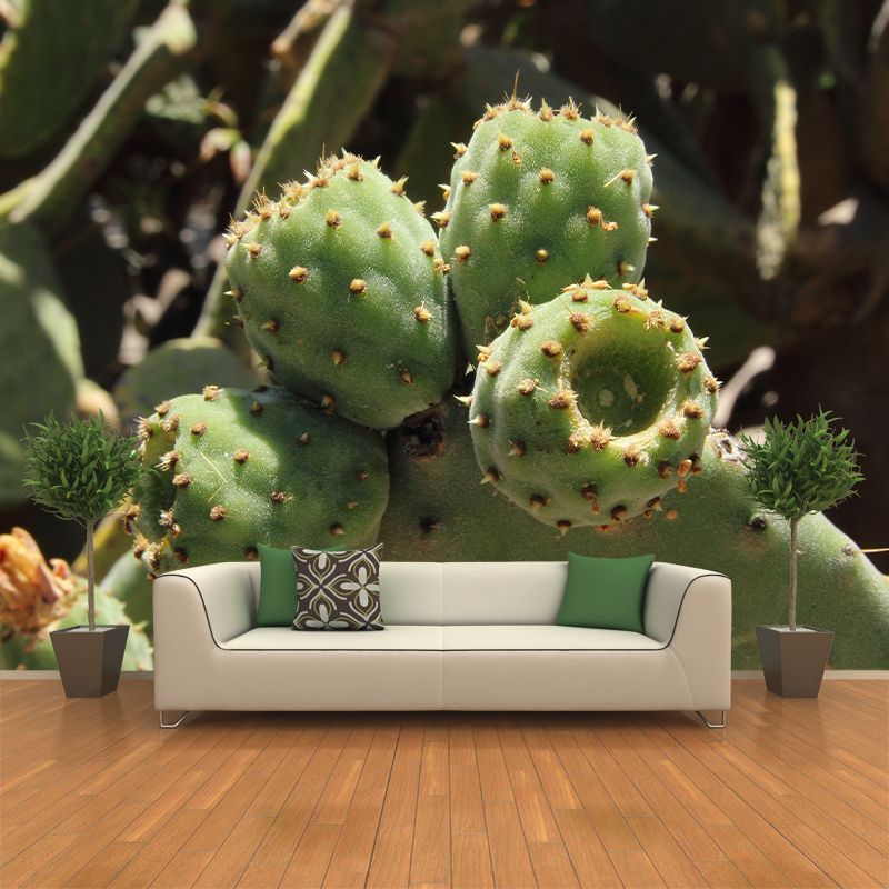 Cactus Mural Wallpaper for Living Room Bedroom Wall Decor, Waterproofing