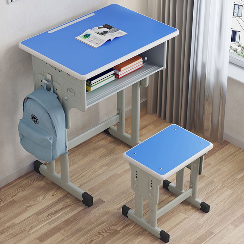 School Kids Desks Modern Adjustable Writing Desk with Storage