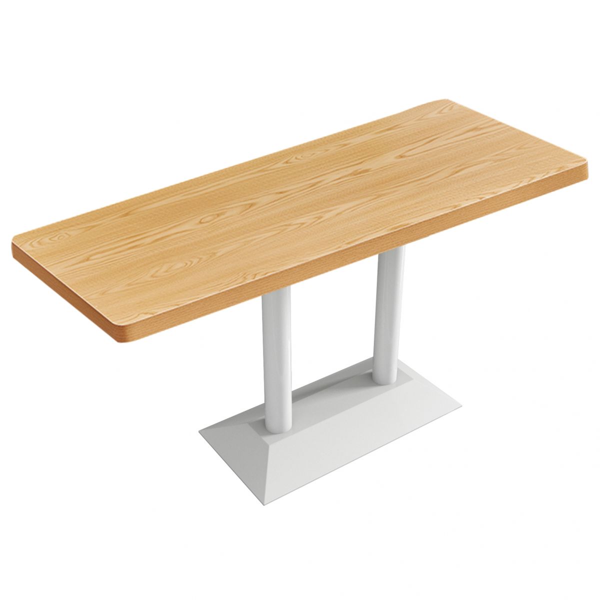 Industrial Style Dining Room Table Home Kitchen Dinner Furniture with Metal Base