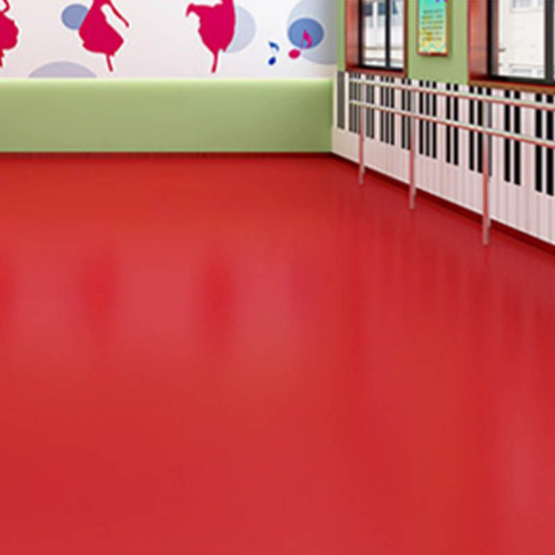 PVC Flooring Pure Color Waterproof Fire Resistant PVC Flooring