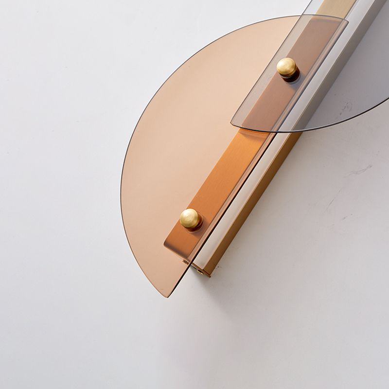 Cronique en métal simple contemporain LED 2 LUIGNEUR LEIL MUR LEI