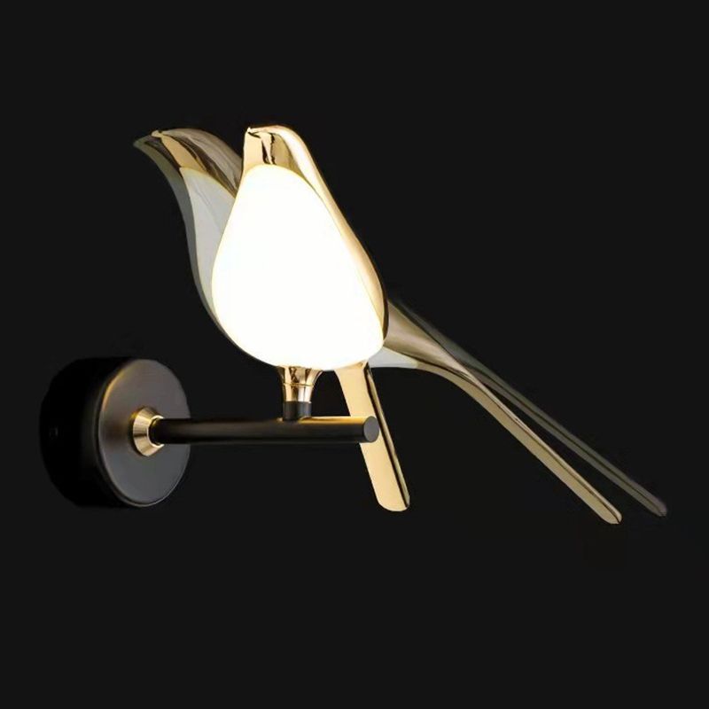 Modern 1/2-Light Wall Mounted Sconce Metal Unique Wall Light