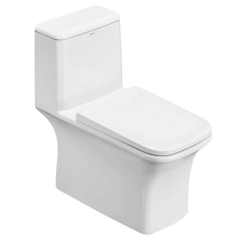 Floor Mounted Siphon Jet Urine Toilet One Piece Toilet Modern Porcelain Toilet