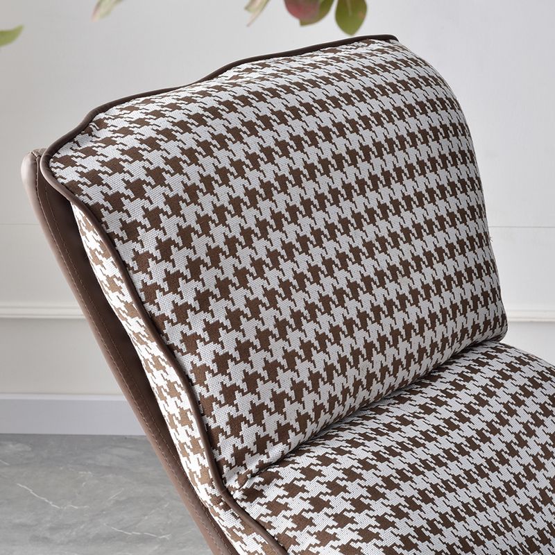 Modern Rocker Chair Upholstered Textured with Light Legs Glider