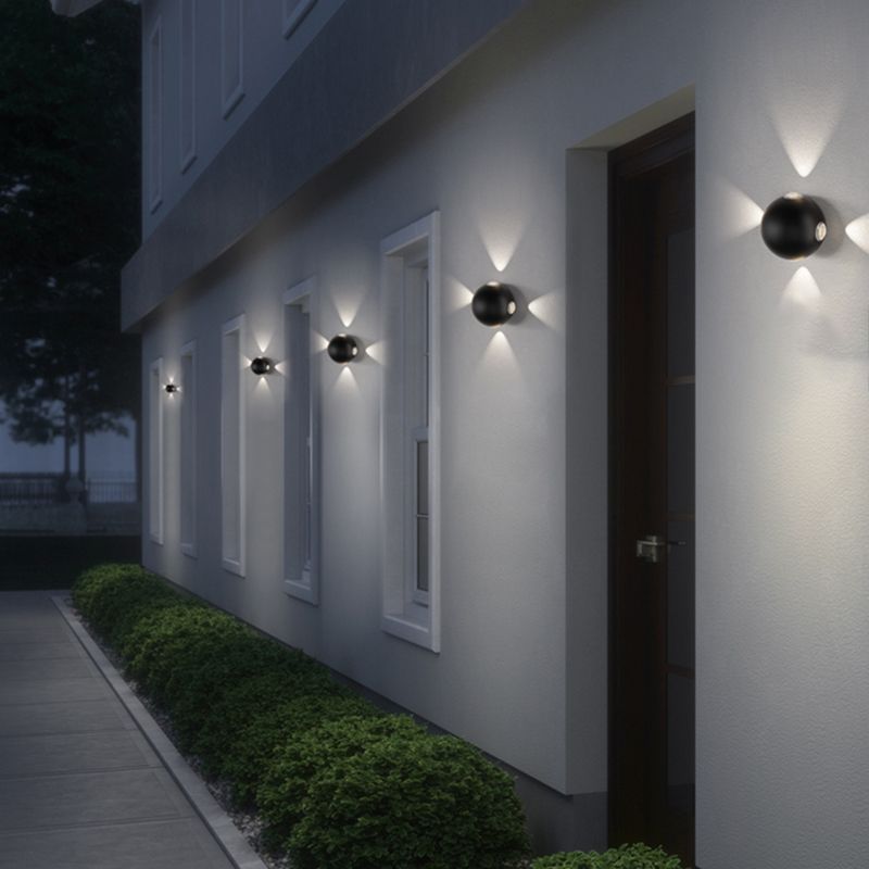 Géométrie des lumières murales de style moderne.