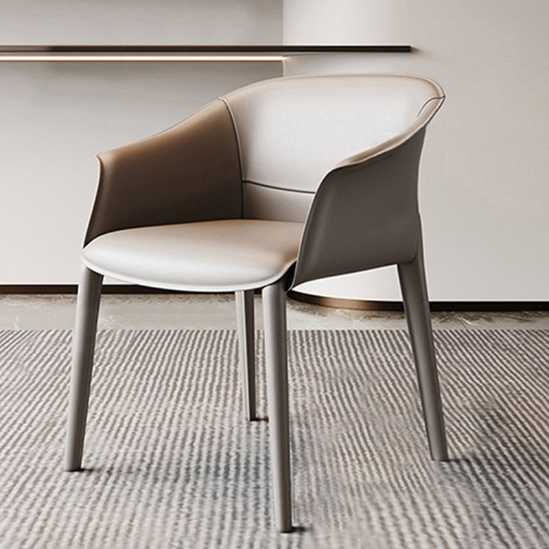 Arms Included Barrel Chair Barrel Sloped Arm Accent Chair with Legs