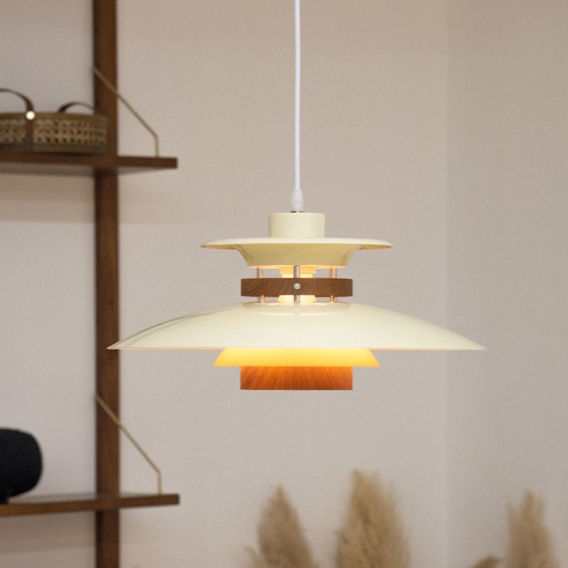 Pendre en métal contemporain Aménagement d'éclairage suspendu simple pour salle à manger