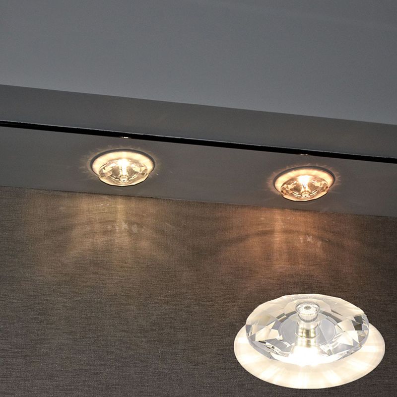 Klare Kristall-Diamant-Deckenleuchte, moderne LED-Einbauleuchte für die Veranda