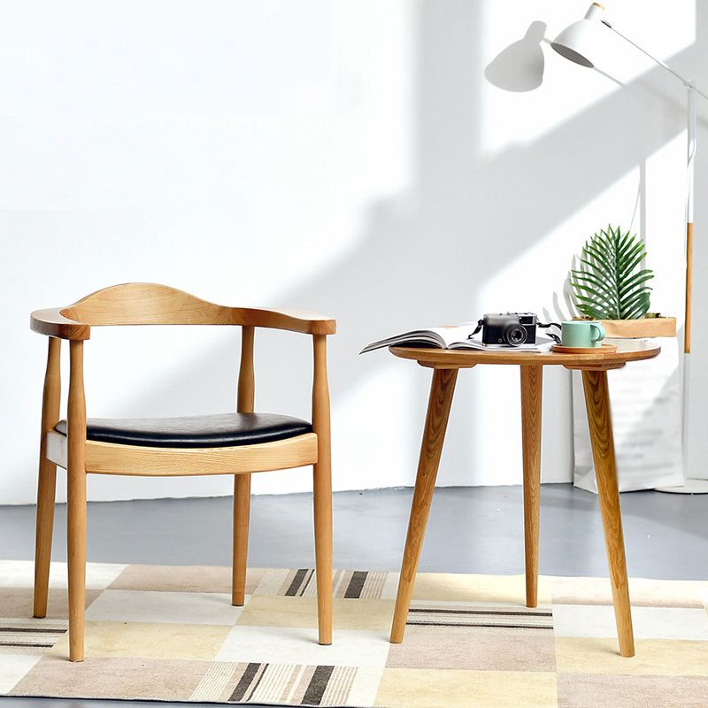 Chaise de salle à manger moderne de 20 pouces de large, avec 4 pieds en bois, pour usage domestique