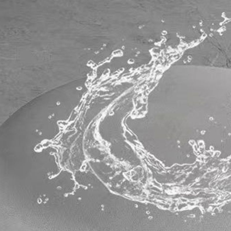 Modern Ottoman Fabric Upholstered Solid Color Metal Frame Round Ottoman