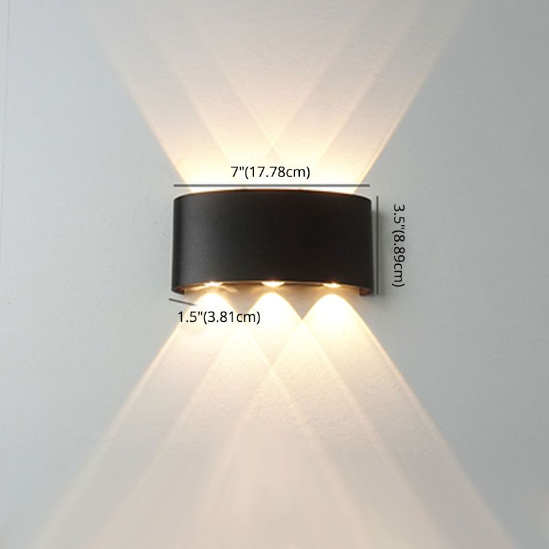 Zeitgenössische Einfachheit wasserdicht im Freien Wandleuchten für den Korridor-Flur