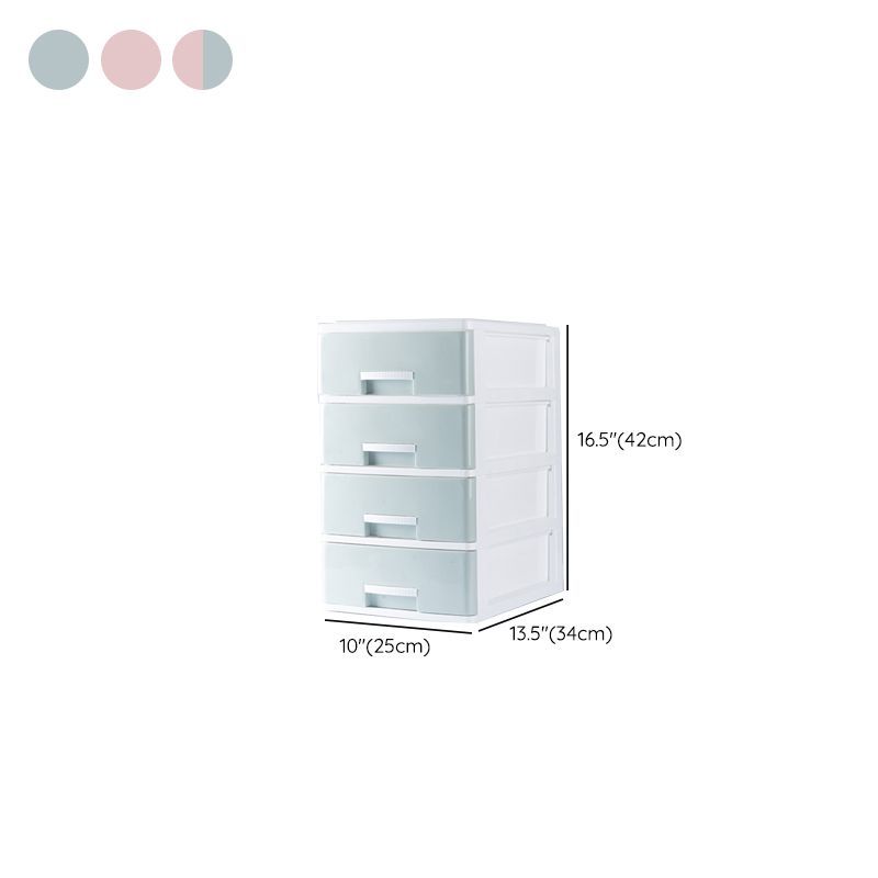 Modern Filing Cabinet Plastic Vertical Filing Cabinet with Drawers