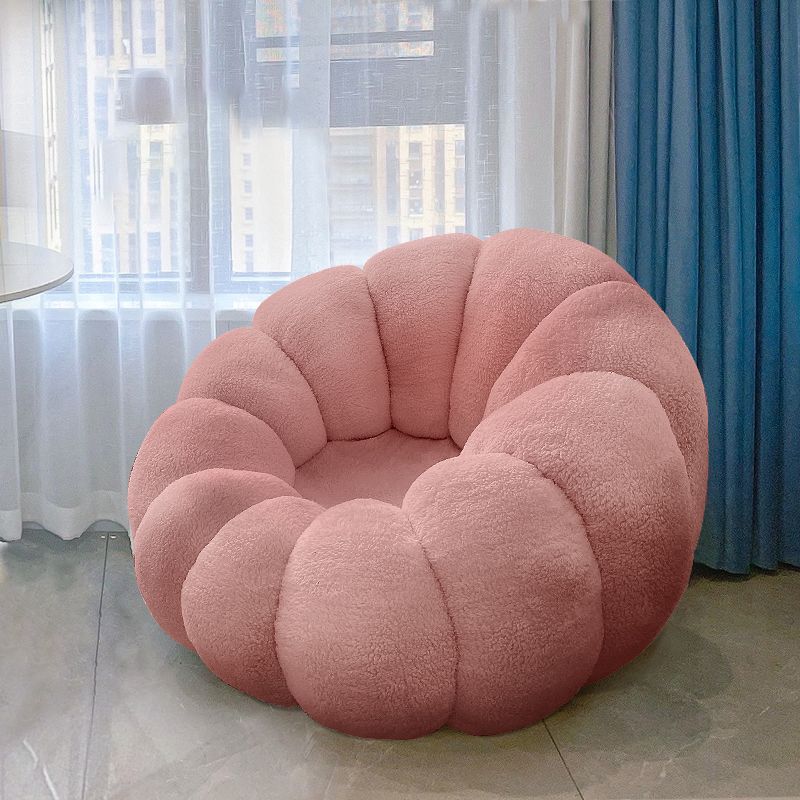 Lazy Sofa Lamb Cashmere Tatami Single Balcony Household Net Red Leisure Chair Pumpkin Sofa