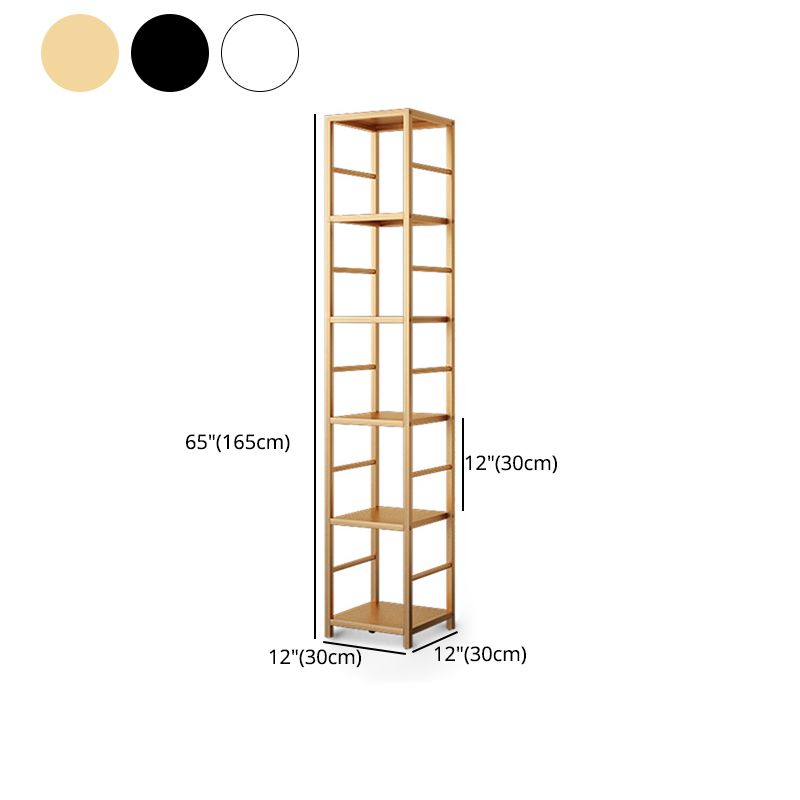 11.81"W Bookshelf Open Back Modern Style Bookcase for Home and Office