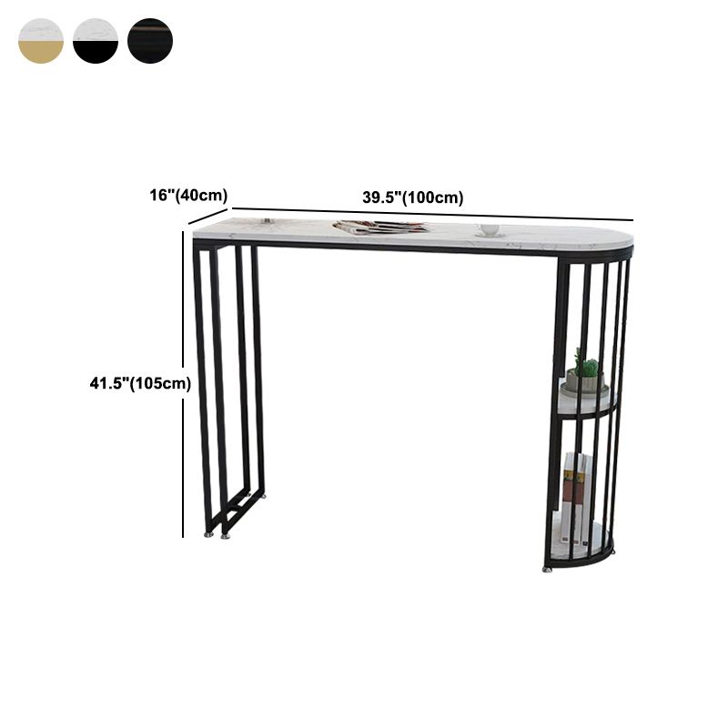 Glam Pub Table Specialty Double Pedestal Bar Table for Indoor Use