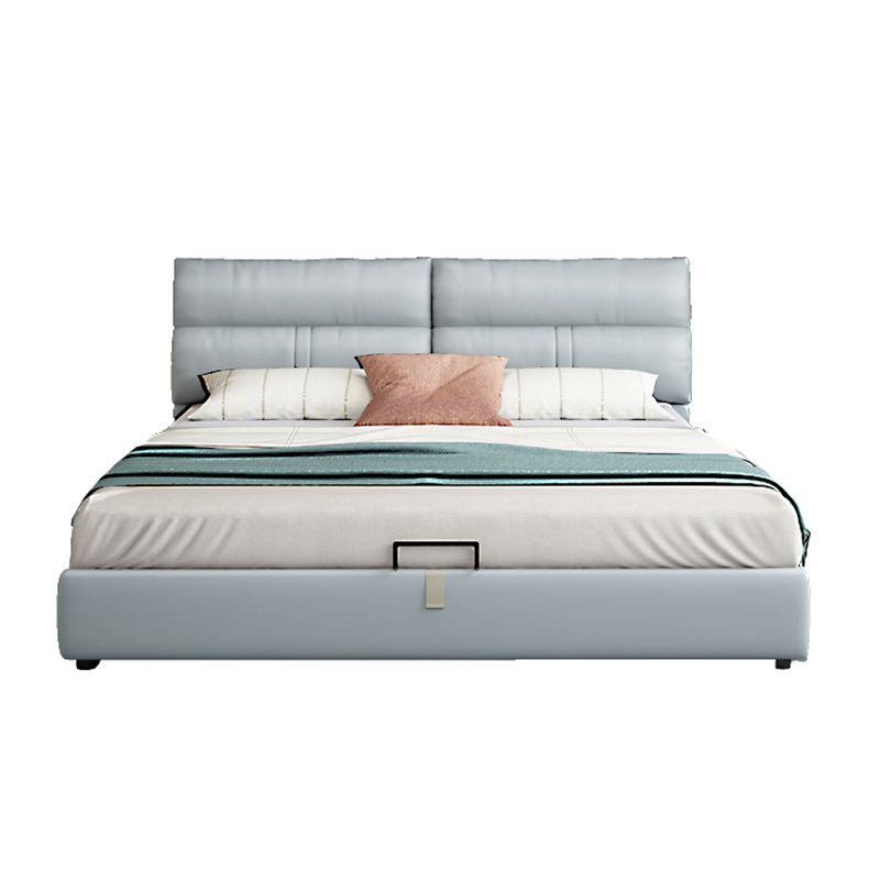 Mattress Included Platform Bed Frame Upholstered Headboard Platform Bed