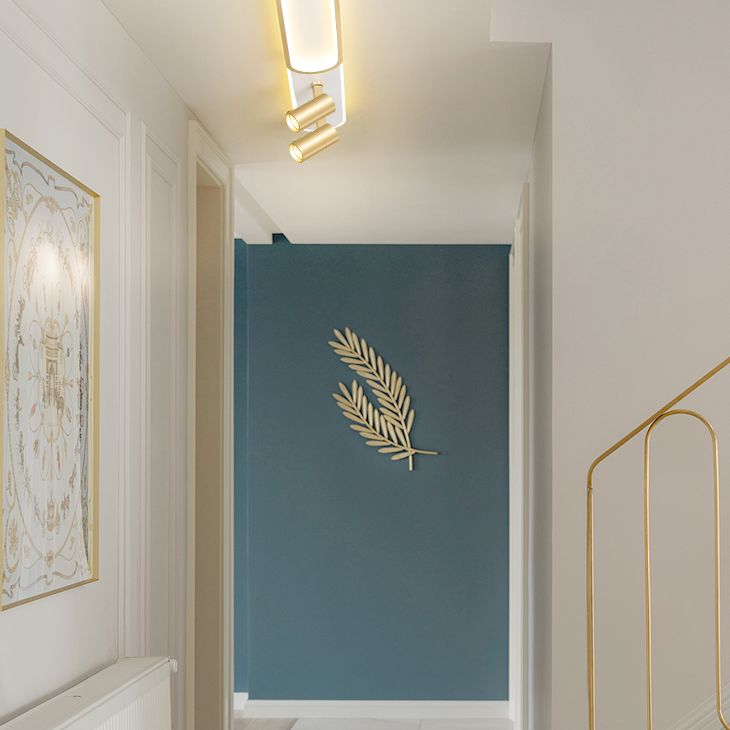 MODERNY SEMPLICITÀ LED OLLOGGIO LED SEMI FLUSH METALE LIGHITÀ IN IN INDIETTO