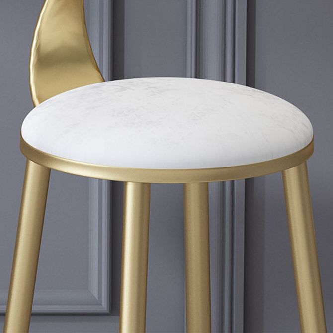 Glam Rectangle White Counter Height Set 1/2/3 Pieces Marble Pub Dining Set
