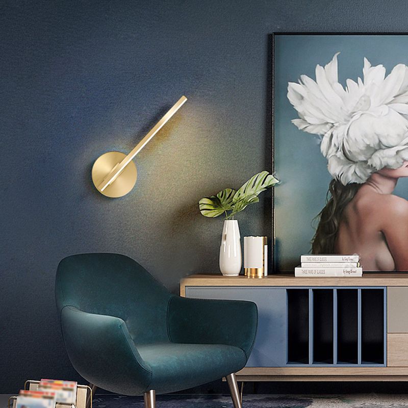 Pivoting Wall Lamps Simplicity Metal 1 Light Wall Light Sconces