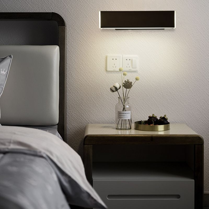 Fuera de luz de pared de metal moderna Rotable 1 Ligera de pared ligera para dormitorio