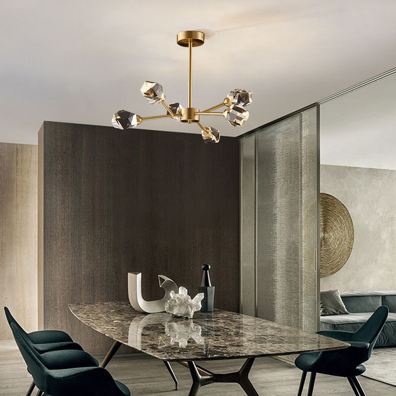 Lampada lampadina a diamante moderna Simplicity Crystal Crystal Crystal Lighting for Restaurant