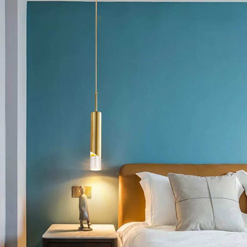 1 éclairage pendentif à cylindre léger