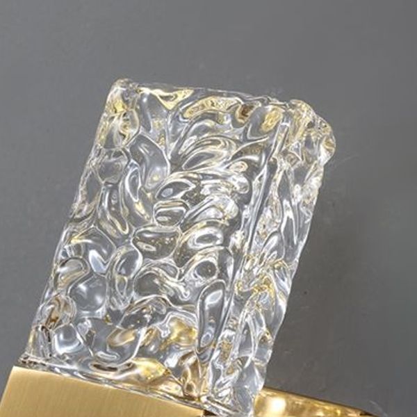 Square Shape Meatl Vanity Sconce Light Modern Style 2-Lights Vanity Mirror Lights in Gold