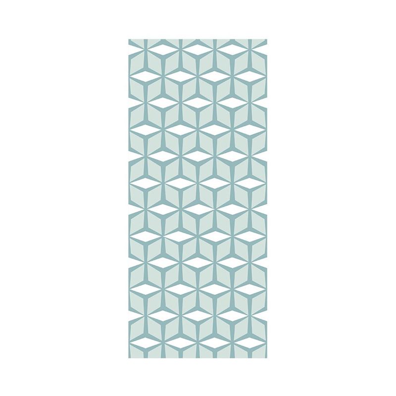 3D Effect Cube Wallpapers Modernism PVC Self Sticking Wall Covering for Dining Room