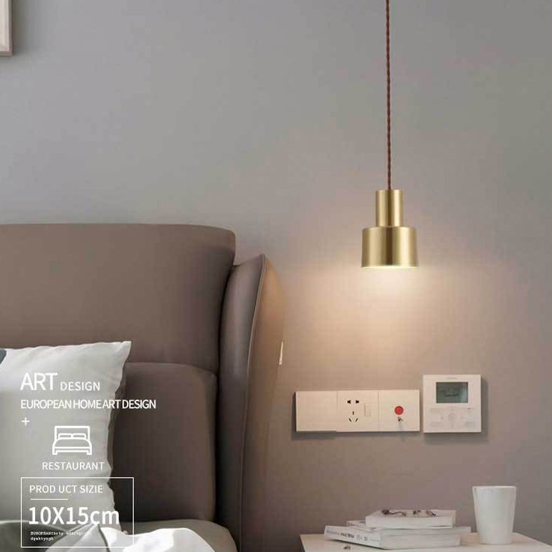 Postmodern Metal Hanging Light Pendant Light 1 Head Hanging Light for Kitchen