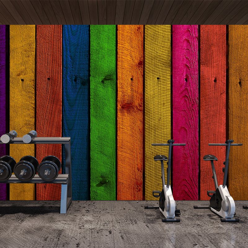 Autocollants muraux Texture bois, décoration murale pour la maison, salon, couleur claire