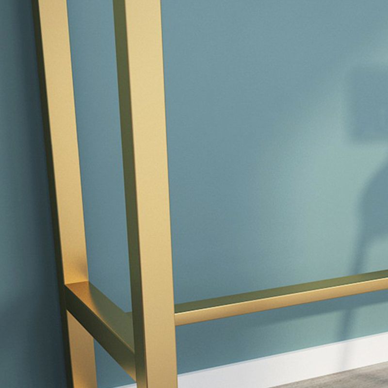 Modern Bar-height Table FauxMarble Top Bistro Bar Table for Patio Use