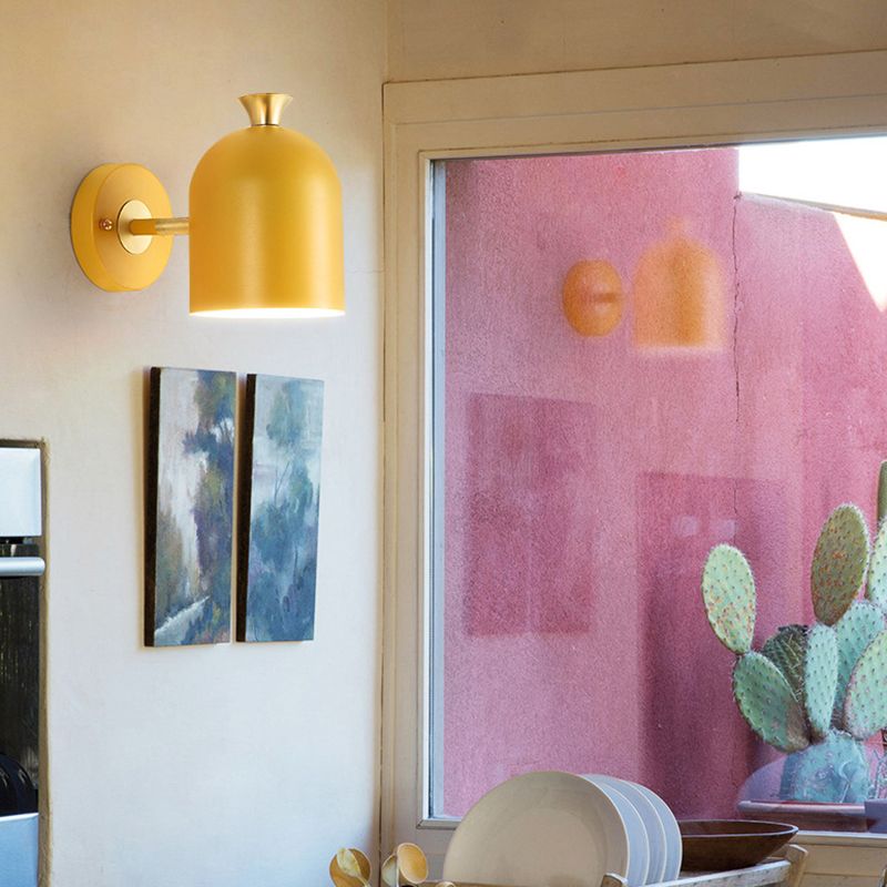 Geometric Shape Wall Light Fixture Metal Modern Style Wall Lamp for Dining Room