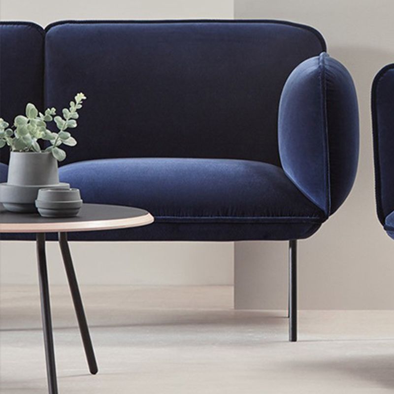 1/2-Seater Modern Minimalist Sofa Square Arm Loveseat - 30.7" D