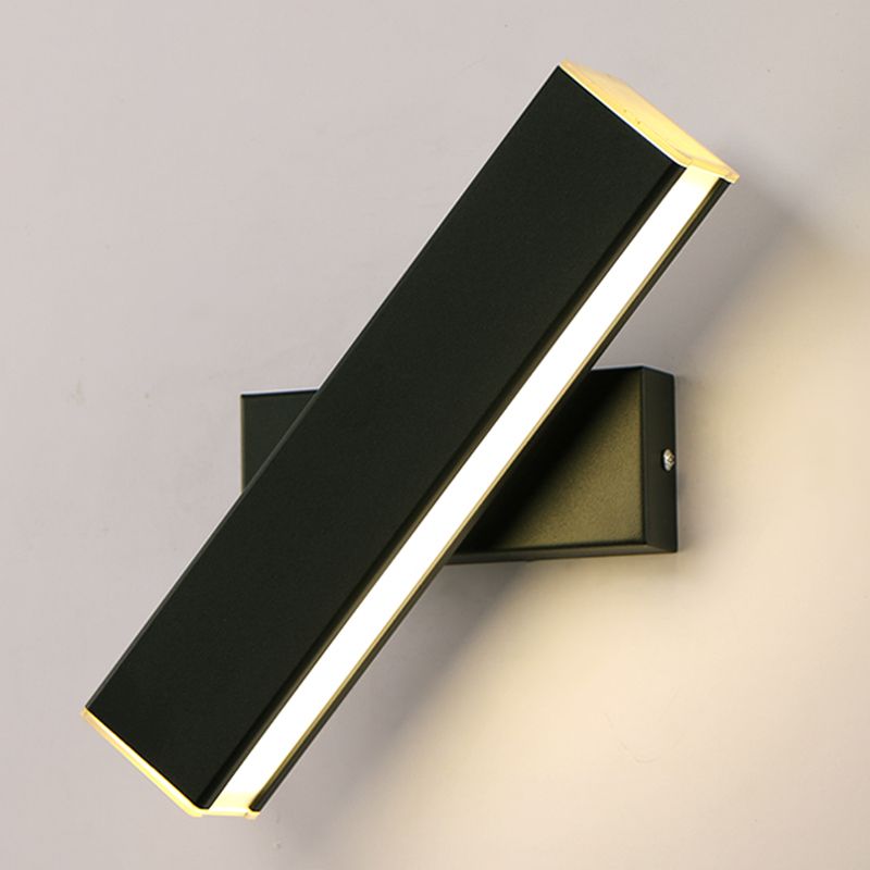 Modern Minimalist Style Rectangle Shade Multe Montate Metal 1 Light Sconce Light Set per camera da letto