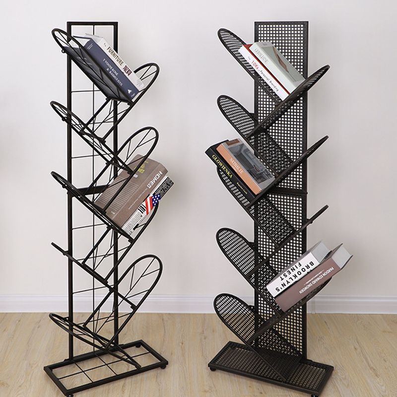 Metal Geometric Bookcase Industrial Book Shelf for Home Office