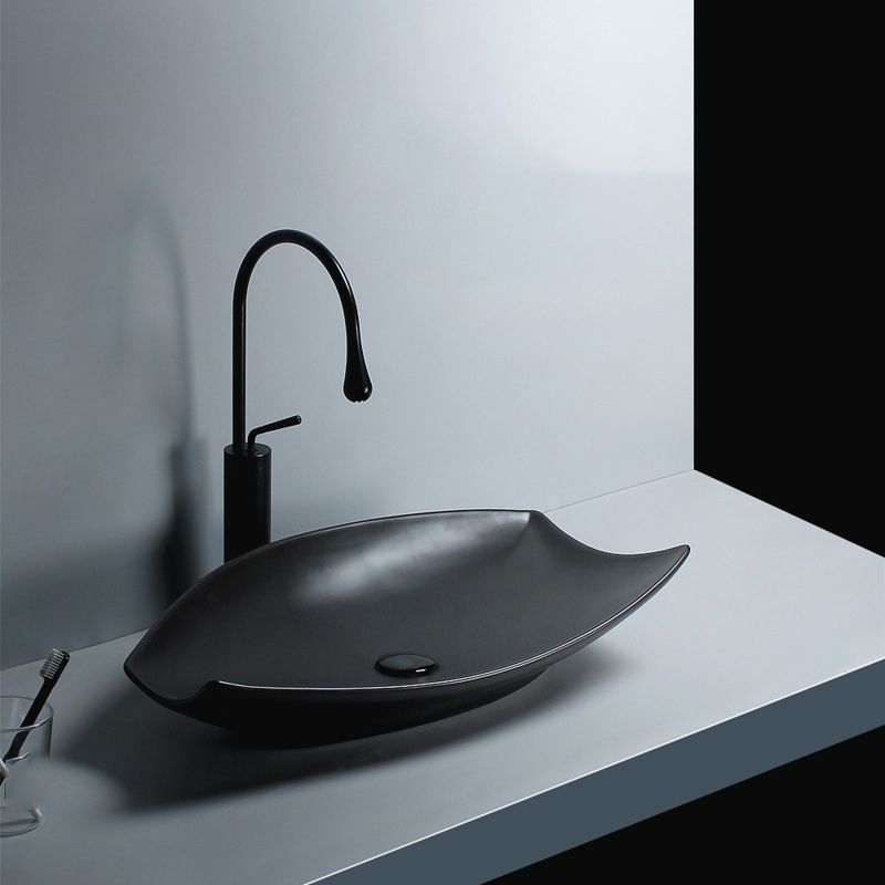 Modern Vessel Bathroom Sink Specialty with Basin Vessel Sink(Not Included Faucet)