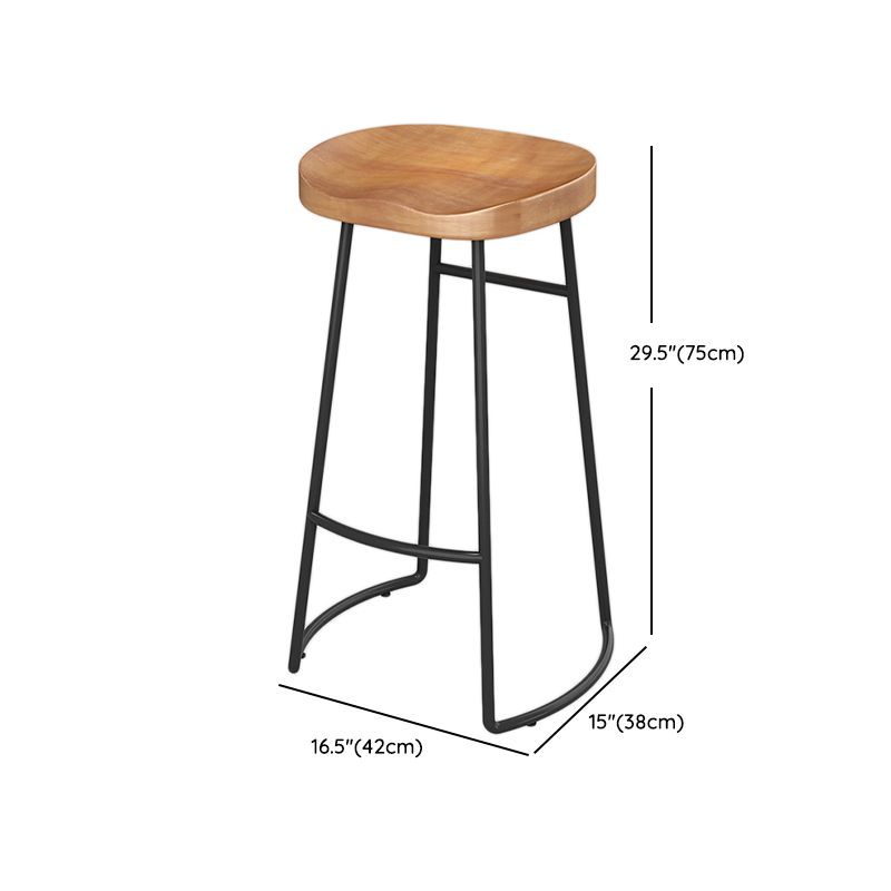 Modern Bar Pub Table Set 1/5/9 Pcs Solid Wood and Iron Bar Table and Stools