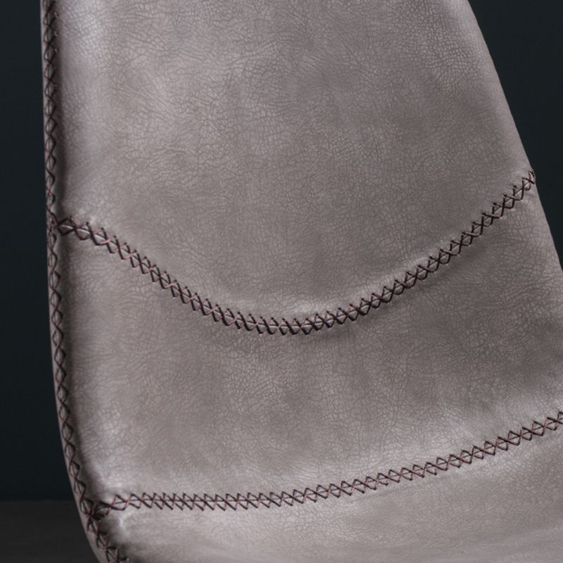 Chaise de salle à manger en métal de style Glam, chaises sans accoudoirs latérales pour cuisine