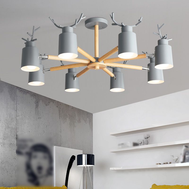 Geweihform Kronleuchter Lichter moderne Metallleuchterbeleuchtung