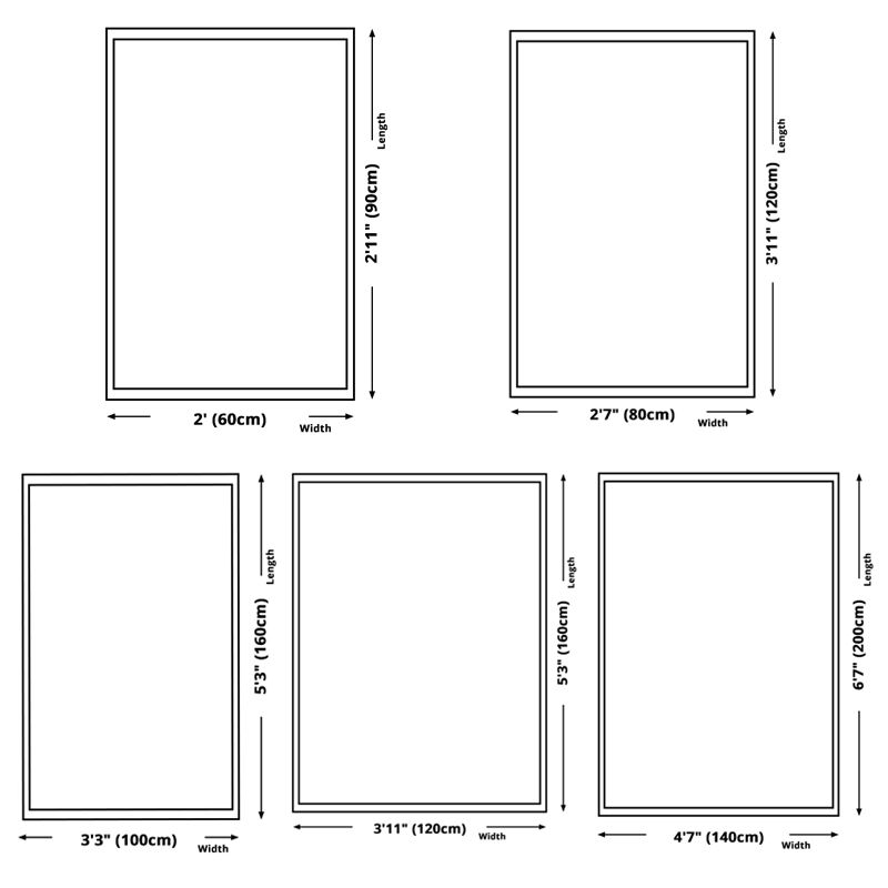 Abstract Pigment Printed Rug Individuality Modern Rug Anti-Slip Backing Carpet for Living Room