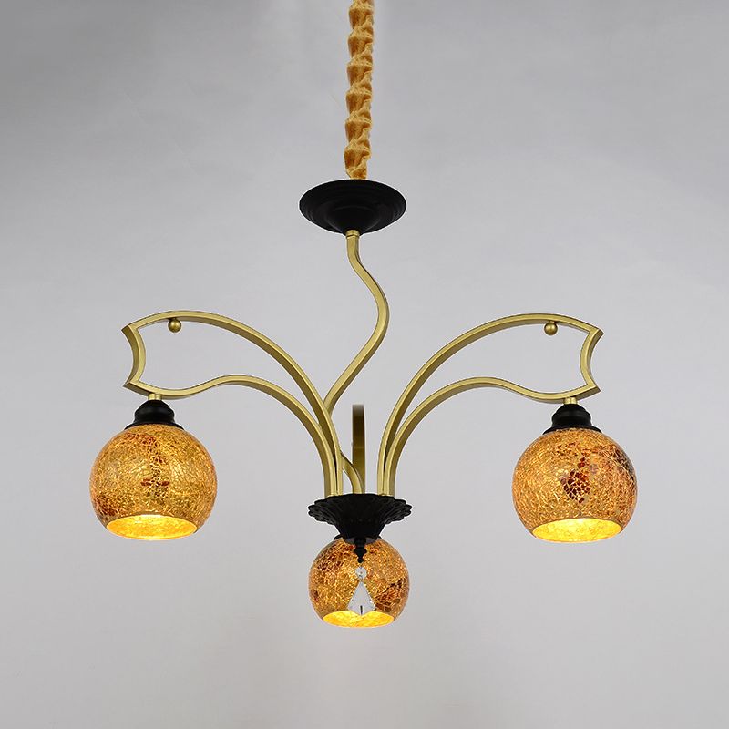 Tiffany Globe Chandelier 3/6/8 LUMILES ÉCLAINEMENT PRENDANT ART TOWING