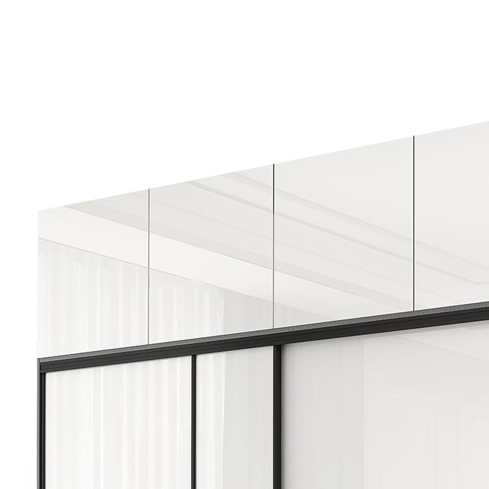 Manufactured Wood White Storage Cabinet Modern Cabinet with Drawers