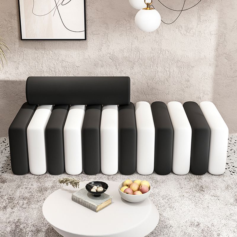 Velvet Contemporary Standard Sofa Armless Sofa for Living Room, Apartment