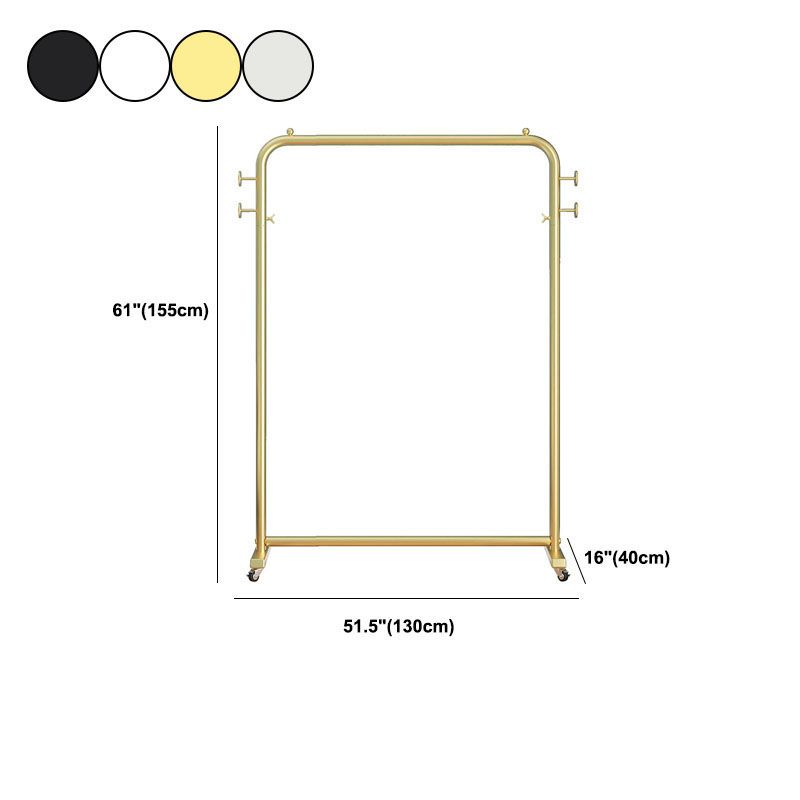 Industrial Minimalist Style Coat Rack Metallic Free Standing Hooks Design Coat Rack