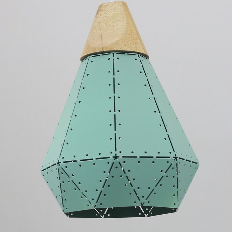 Metall Diamond Hanging Lamp Kit Moderner Stil Down Lighting Anhänger für Esszimmer