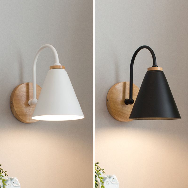 Verjüngte Wandlampen Ultra-moderne Holzwandleuchten für Schlafzimmer